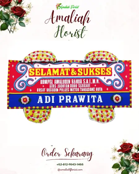 Papan Bunga Ucapan Selamat Jeporo